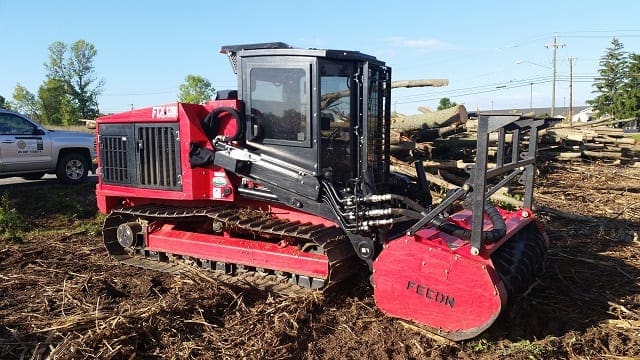 clearing land